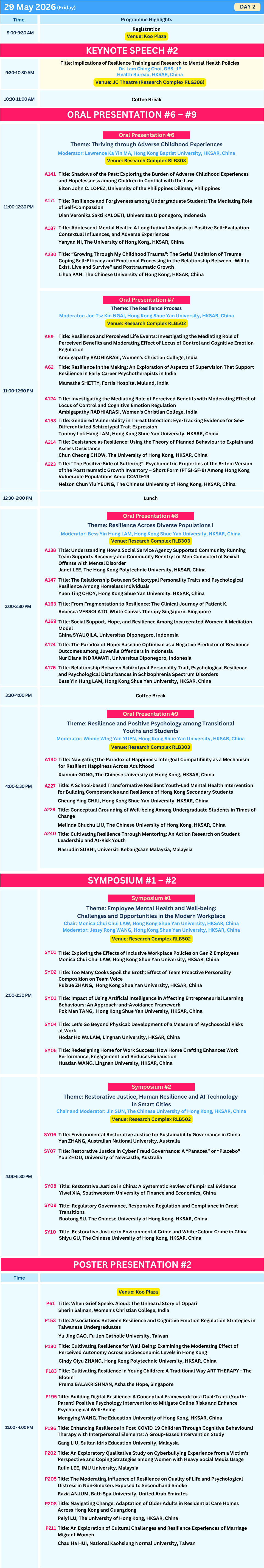 Programme Day 2